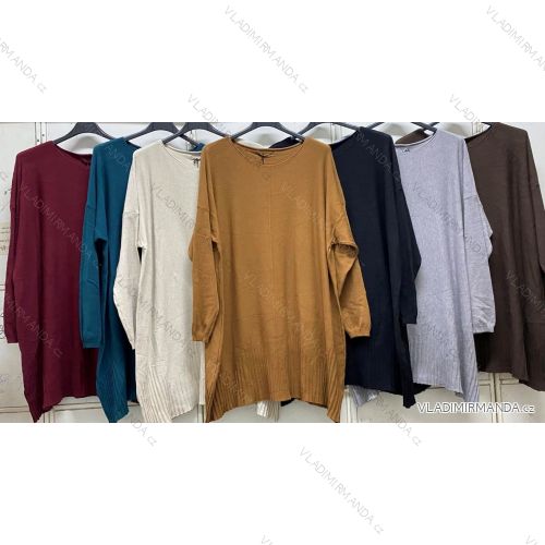 Damen-Rollkragenpullover mit kurzen Ärmeln (Einheitsgröße 42/44/46) ITALIENISCHE MODE IMC260237