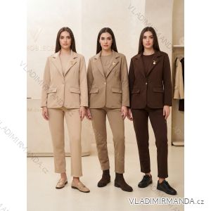 Kleid mit Knöpfen und geknöpften Damen (uni s-m) ITALIAN FASHION IM2203948