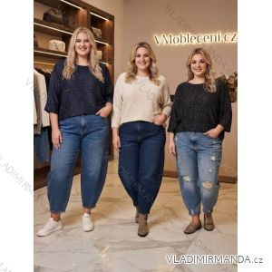Elegante Jogginghose mit Gürtel, Damengröße Oversize (42/44/46, Einheitsgröße), italienische Mode, IM4260310