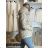 Damen-Rollkragenpullover mit kurzen Ärmeln (Einheitsgröße 42/44/46) ITALIENISCHE MODE IMC260237 46/48/50 beige