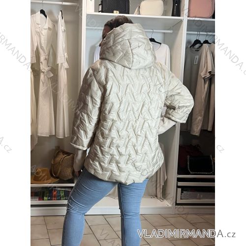 Damen-Rollkragenpullover mit kurzen Ärmeln (Einheitsgröße 42/44/46) ITALIENISCHE MODE IMC260237 46/48/50 beige