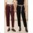 Lange Damenhose (S/M EINHEITSGRÖSSE) ITALIAN FASHION IMPSH2321120 S / M / L Wein