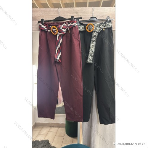 Lange Damenhose (S/M EINHEITSGRÖSSE) ITALIAN FASHION IMPSH2321120 S / M / L Wein