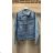 Kurze Damen-Jeansjacke (2XL-6XL) MOON GIRL MOG26GYD2609B/DUR 2XL blau