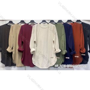 Damen-Rollkragenpullover mit kurzen Ärmeln (Einheitsgröße 42/44/46) ITALIENISCHE MODE IMC260237