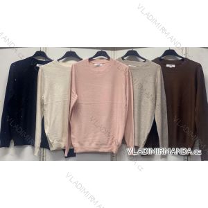 Damen-Rollkragenpullover mit kurzen Ärmeln (Einheitsgröße 42/44/46) ITALIENISCHE MODE IMC260237