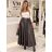 Damen Warmes Langarmkleid (L / XL ONE SIZE) ITALIAN FASHION IM421MIA