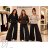 Damen-Rollkragenpullover mit kurzen Ärmeln (Einheitsgröße 42/44/46) ITALIENISCHE MODE IMC260237 M/L/XL schwarz