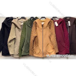 Damen-Rollkragenpullover mit kurzen Ärmeln (Einheitsgröße 42/44/46) ITALIENISCHE MODE IMC260237