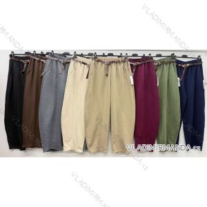 Oversize-Hose für Damen mit Gürtel (Einheitsgröße 42/44/46) Italienische Mode IM4260327