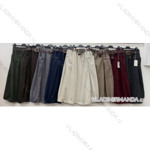 Oversize-Hose für Damen mit Gürtel (Einheitsgröße 42/44/46) Italienische Mode IM4260327