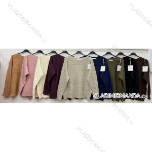 Oversize-Hose für Damen mit Gürtel (Einheitsgröße 42/44/46) Italienische Mode IM4260327