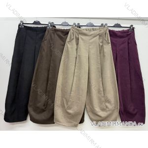 Oversize-Hose für Damen mit Gürtel (Einheitsgröße 42/44/46) Italienische Mode IM4260327