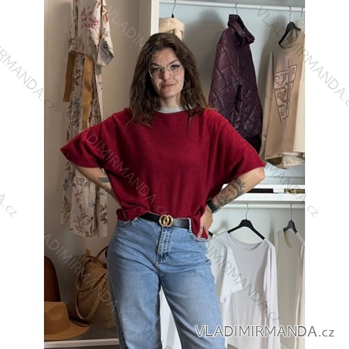 Sommerkleid oval Kurzarm Damen Übergröße (50/52/54 Einheitsgröße) ITALIAN FASHION IM425011
