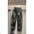 Elegante Hose mit Gürtel 3/4 kurz Damen (S/M/L Einheitsgröße) ITALIAN FASHION IMPLI257048 S / M / L Tarnung