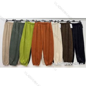 Oversize-Hose für Damen mit Gürtel (Einheitsgröße 42/44/46) Italienische Mode IM4260327