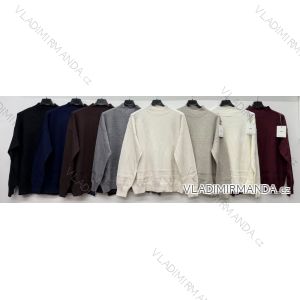 Oversize-Hose für Damen mit Gürtel (Einheitsgröße 42/44/46) Italienische Mode IM4260327