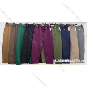 Oversize-Hose für Damen mit Gürtel (Einheitsgröße 42/44/46) Italienische Mode IM4260327