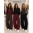 Übergroßer gestrickter Langarmpullover für Damen (S/M EINHEITSGRÖSSE) ITALIAN FASHION IMSN2416125