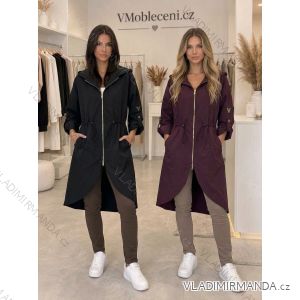 Lange Damen Fleecejacke (SML-XL) ITALIAN FASHION IMD211106
