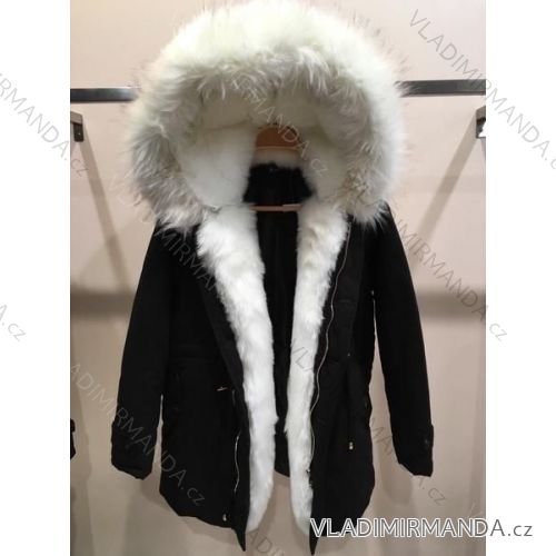 Mantel Winterpark mit Pelzfrauen K-ZELL ITALIAN MODA IM917345
