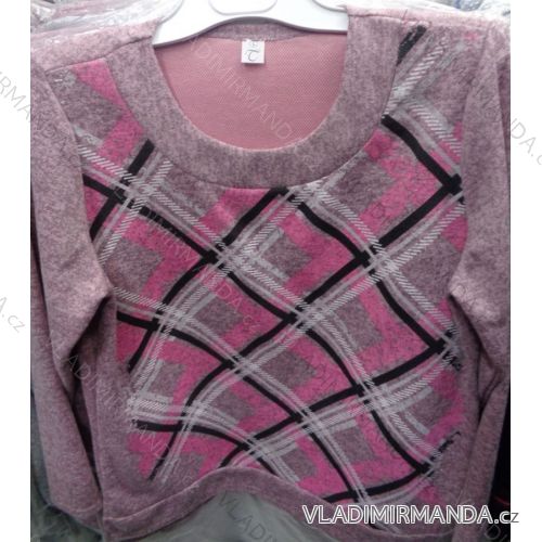 T-Shirt Langarm Damen übergroß (l-3xl) LGM POLEN LGM17002
