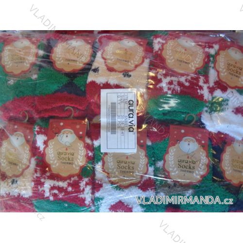 Socken warme Damen und Jugendliche Weihnachtsthema (35-38,38-41) AURA.VIA SNB51