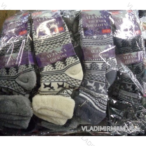 Socken warme Thermo-Ärmelsaum für Damen (35-38) ALJAŠKA 919519