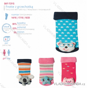 Socken mit Rassel-Frotteewärmen Jungen und Jungen (14-20) YO! SKF-SPIELZEUG-CHRASTITKO
