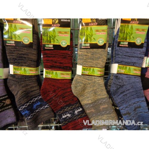 Socken warmen Thermosaum medizinischen Saum Damen Bambus (35-42) AMZF PB-813
