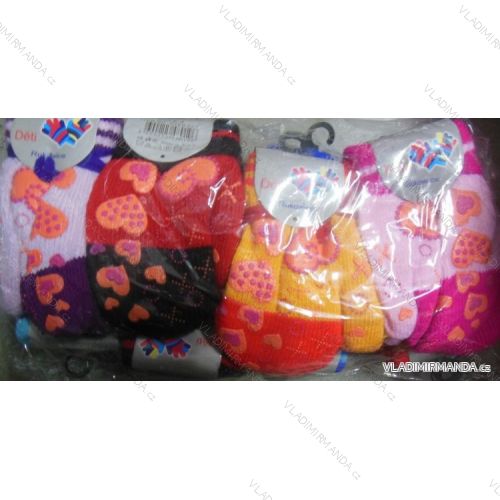 Handschuhe / Fäustlinge stricken warme Jungen und Jungen (0-12 m) POLSKÁ VÝROBA GTEB-02