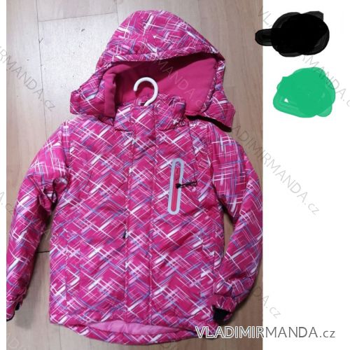 Jacke Kurzarm Kinder Mädchen Mit Kapuze Futter (98-128) HAPPY HOUSE W-632/2
