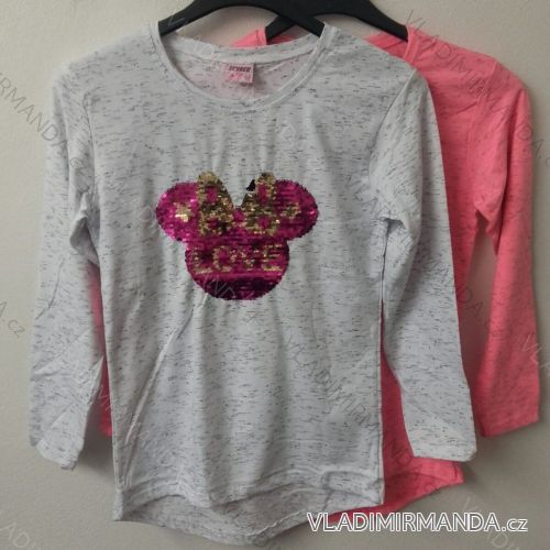 T-Shirt Kurzarm mit Pailletten Kinder (98-128) TURKEY MODA TM217051
