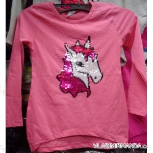 T-Shirt Kurzarm mit Pailletten Kinder (98-128) TUZZY TURKEY MODA TM217055
