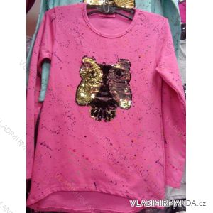 T-Shirt warme lange Ärmel mit Baby Pailletten und Teenager-Mädchen (128-164) TUZZY TURKEY MODA TM217059
