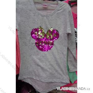 T-Shirt Kurzarm mit Pailletten Kinder (98-128) ZEYREK TURKEY MODA TM217062
