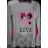 T-Shirt Kurzarm mit Kinder Pailletten und Teenager-Mädchen (128-176) TUZZY TURKEY MODA TM217064

