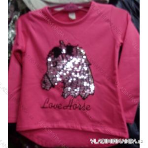 T-Shirt warme lange Ärmel mit Pailletten Baby Mädchen (98-128) TUZZY TURKEY MODA TM217066
