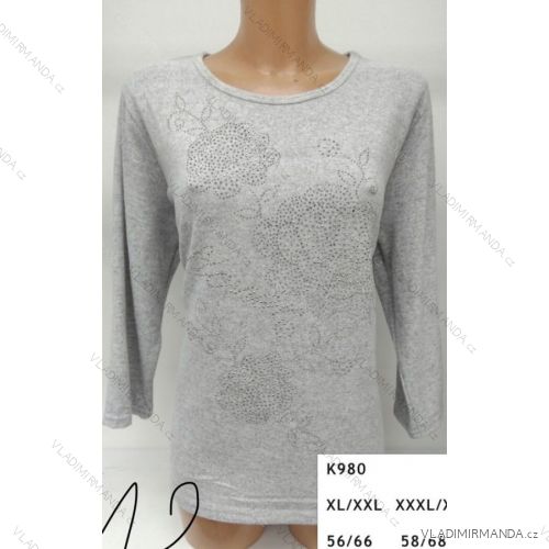 Langarm-T-Shirt Damen (l-3xl) ERBOSSI PM117K980
