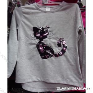 T-Shirt Kurzarm mit Pailletten Kinder (98-128) TUZZY TURKEY MODA TM217067
