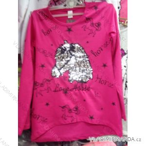 T-Shirt Kurzarm mit Pailletten Mädchen (134-164) TUZZY TURKEY MODA TM217072
