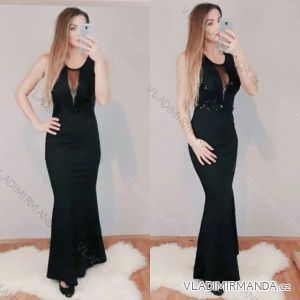 Elegantes langes Damen Ballkleid (uni sl) ITALIENISCHE MODA IM9170132
