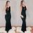 Elegantes langes Damen Ballkleid (uni sl) ITALIENISCHE MODA IM9170132
