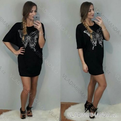 T-Shirt Kurzarm mit Pailletten (s-xl) MB21 COLLECTION Z062
