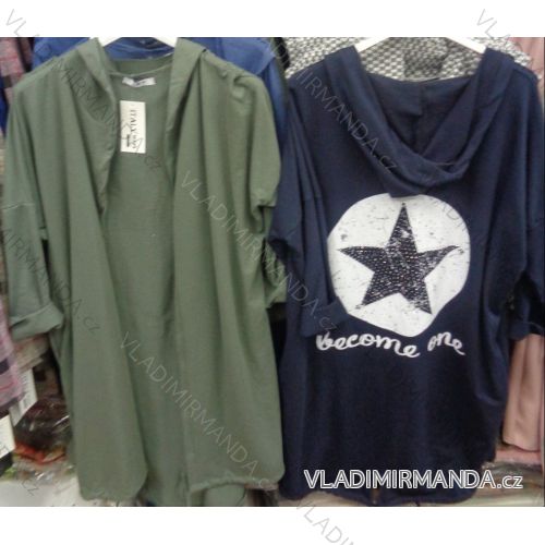 Strickjacke 3/4 lange Ärmel (uni sl) ITALIENISCHE Mode IM121811250
