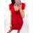 Kurzärmliges Kleid mit kurzen Ärmeln (uni sl) ITALIAN Fashion IM918017
