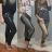 Elegante lange Hose (uni sl) ITALIENISCHE Mode IMC18035