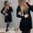 Kleid Langarm-Strickkleid (s / ml / xl) EXTRA ME ITALIENISCHER MODUS IM9189305
