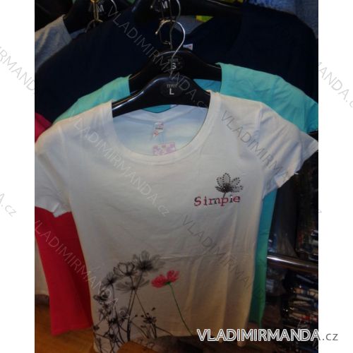 T-Shirt Kurzarm mit Glitzer Damen (S-XL) ALNWICK WP80501