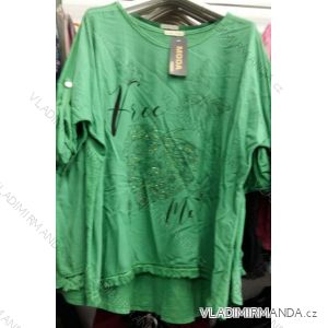 T-Shirt 3/4, lange Ärmel Damen (uni l-3xl) ITALIENISCHE MODA IM1218014
